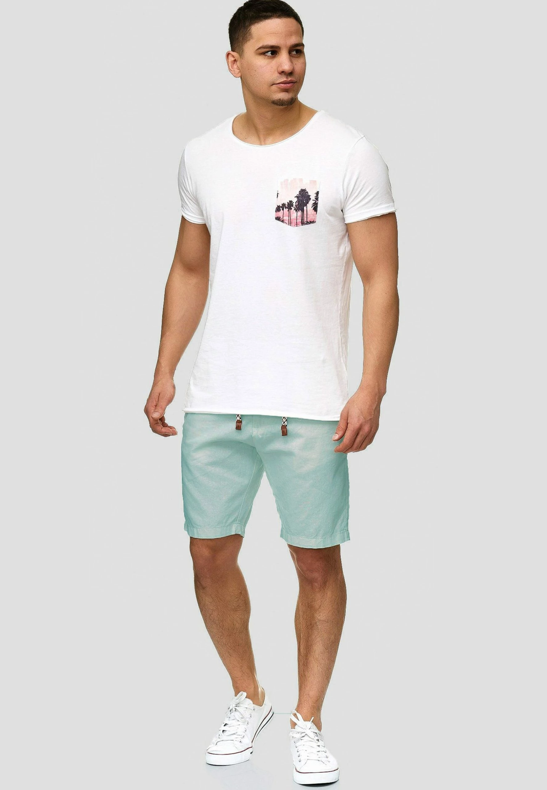 Indicode Jeans Szorty - Blue Wave | Męskie Szorty Damskie | Wygodne i Modne 2 Indicode Jeans Szorty - Blue Wave | Męskie Szorty Damskie | Wygodne i Modne - obrazek 2