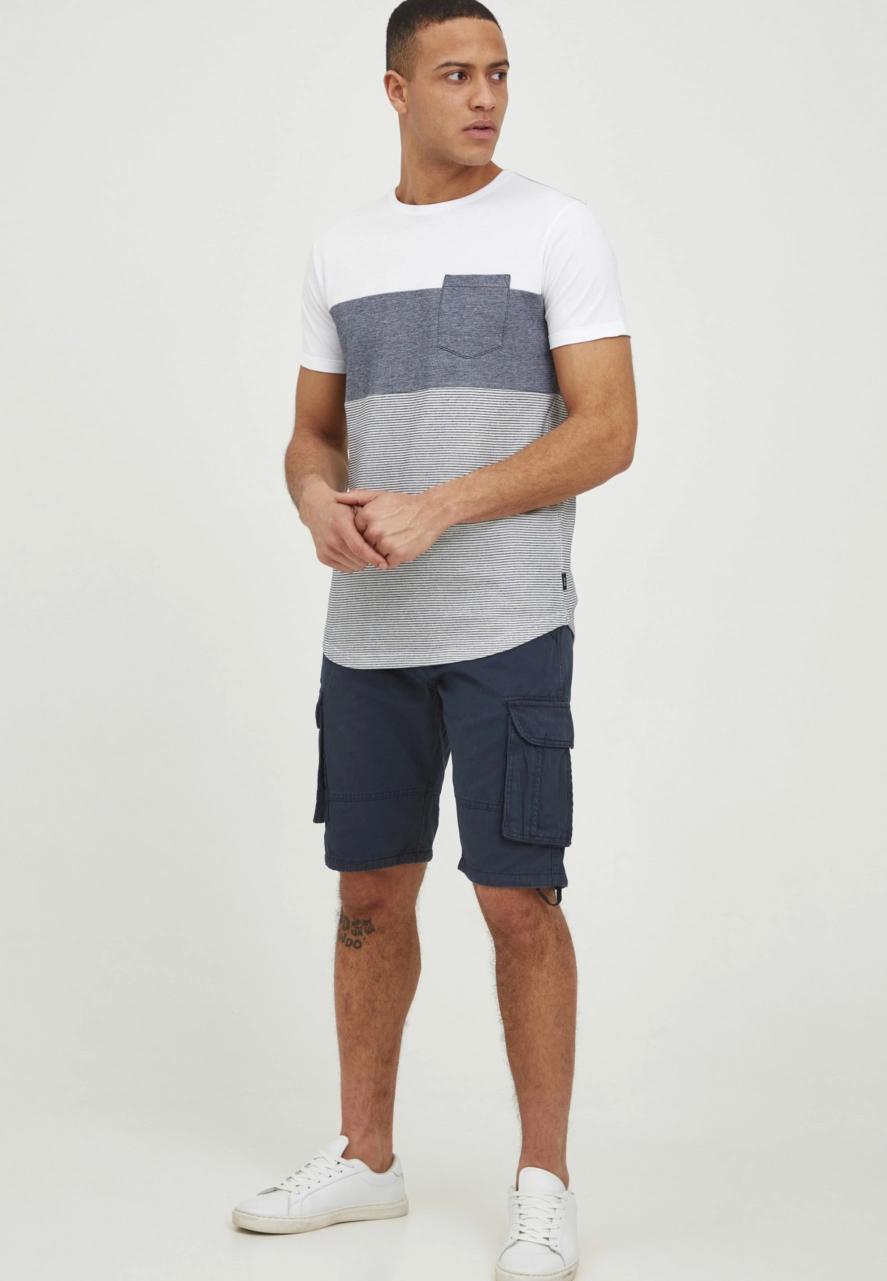 Indicode Jeans IDMORLER - T-shirt Z Nadrukiem - Off-white | Odzież 2 Indicode Jeans IDMORLER - T-shirt Z Nadrukiem - Off-white | Odzież - obrazek 2