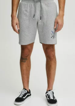 Indicode Jeans IDHALLUM - Szorty - Light Grey Mix | Wygoda i Styl