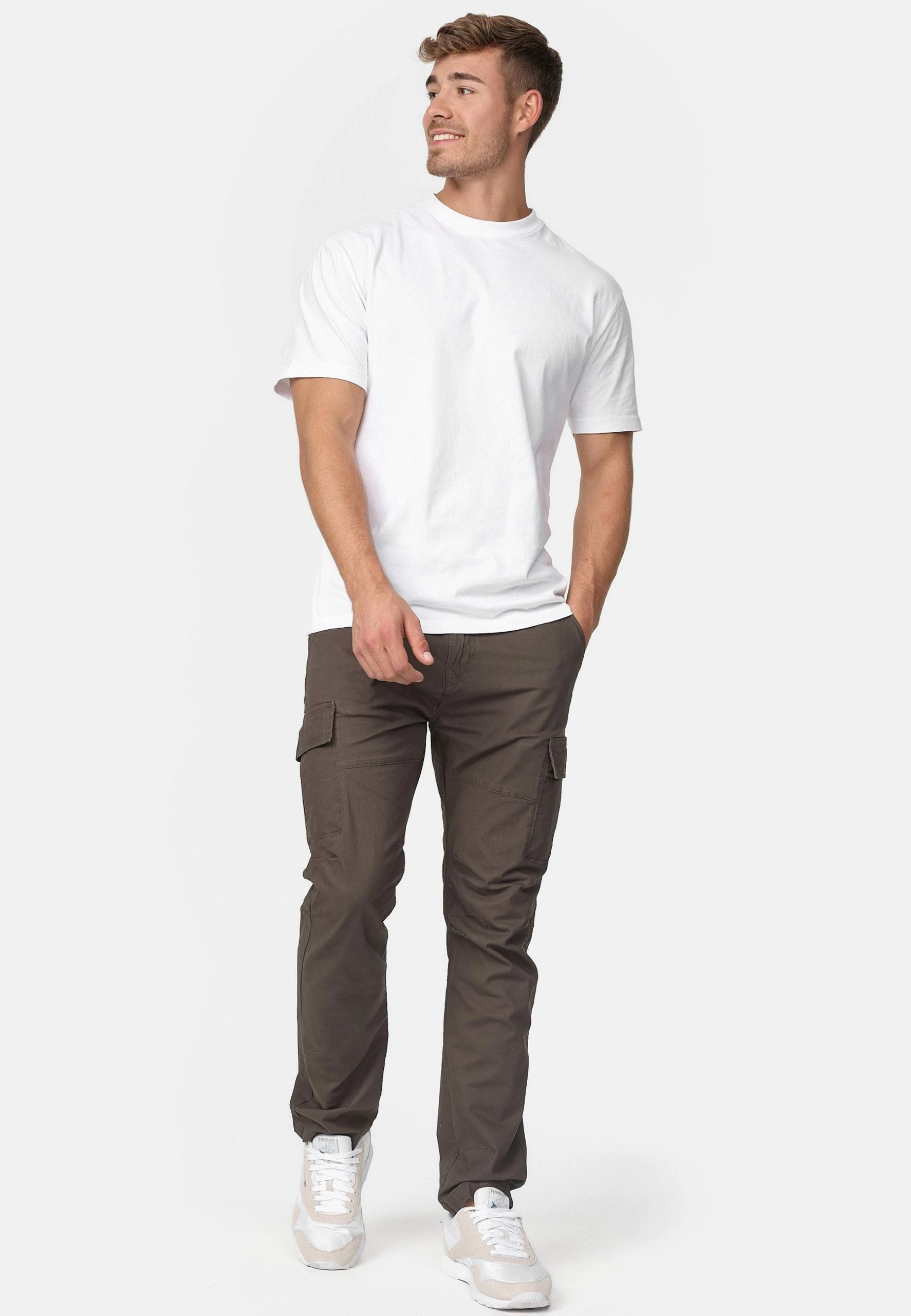 Indicode Jeans Bojówki - Antracyt | Wysoka Jakość | Odzież/Spodnie 2 Indicode Jeans Bojówki - Antracyt | Wysoka Jakość | Odzież/Spodnie - obrazek 2