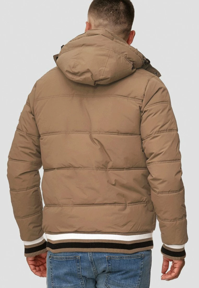 Indicode Jeans MARLON - Kurtka Zimowa Brązowa - Elegancka i Ciepła 3 Indicode Jeans MARLON - Kurtka Zimowa Brązowa - Elegancka i Ciepła - obrazek 3