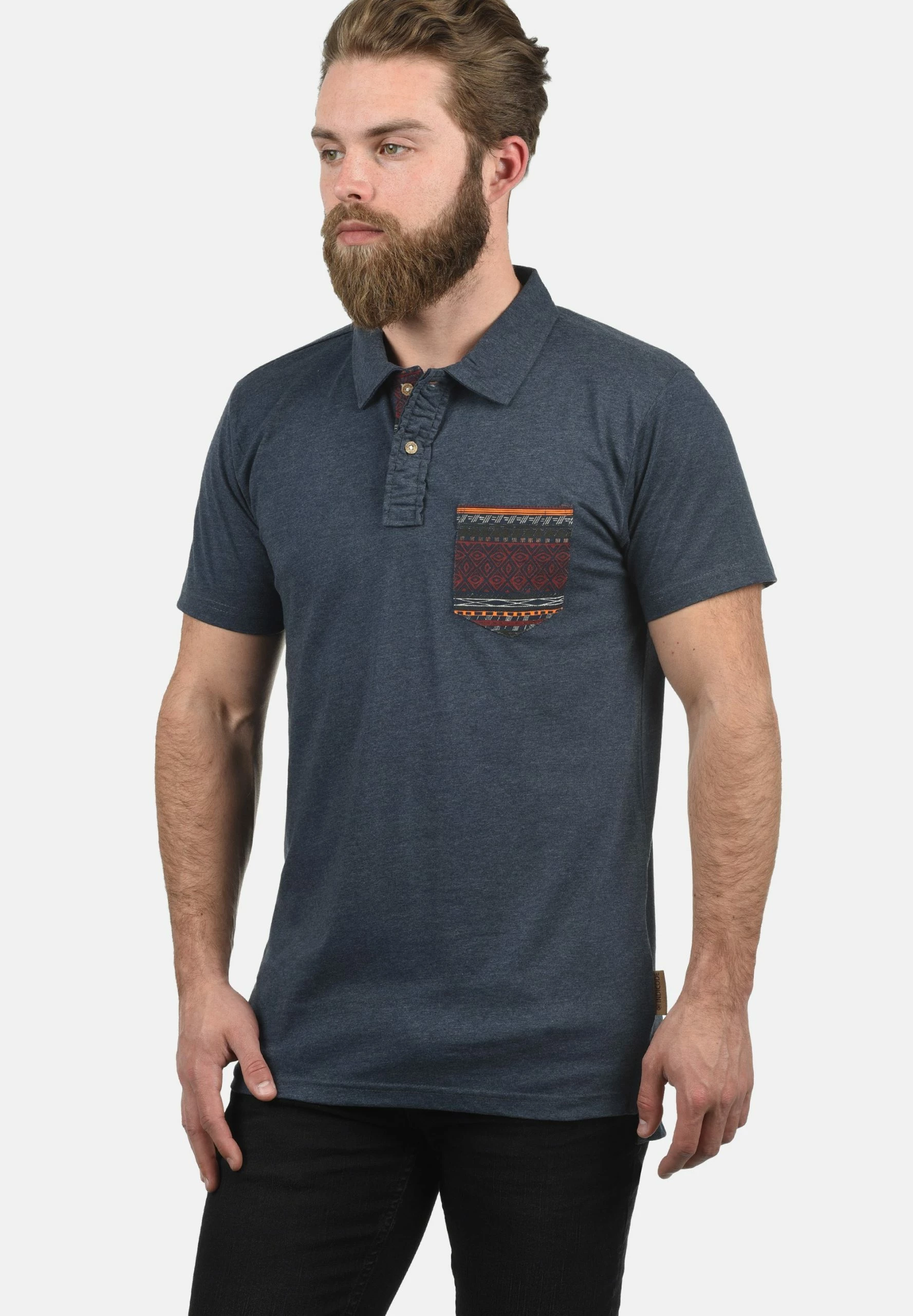 Indicode Jeans IDALASTAIR - Koszulka Polo Navy - Elegancka i Wygodna 1 Indicode Jeans IDALASTAIR - Koszulka Polo Navy - Elegancka i Wygodna