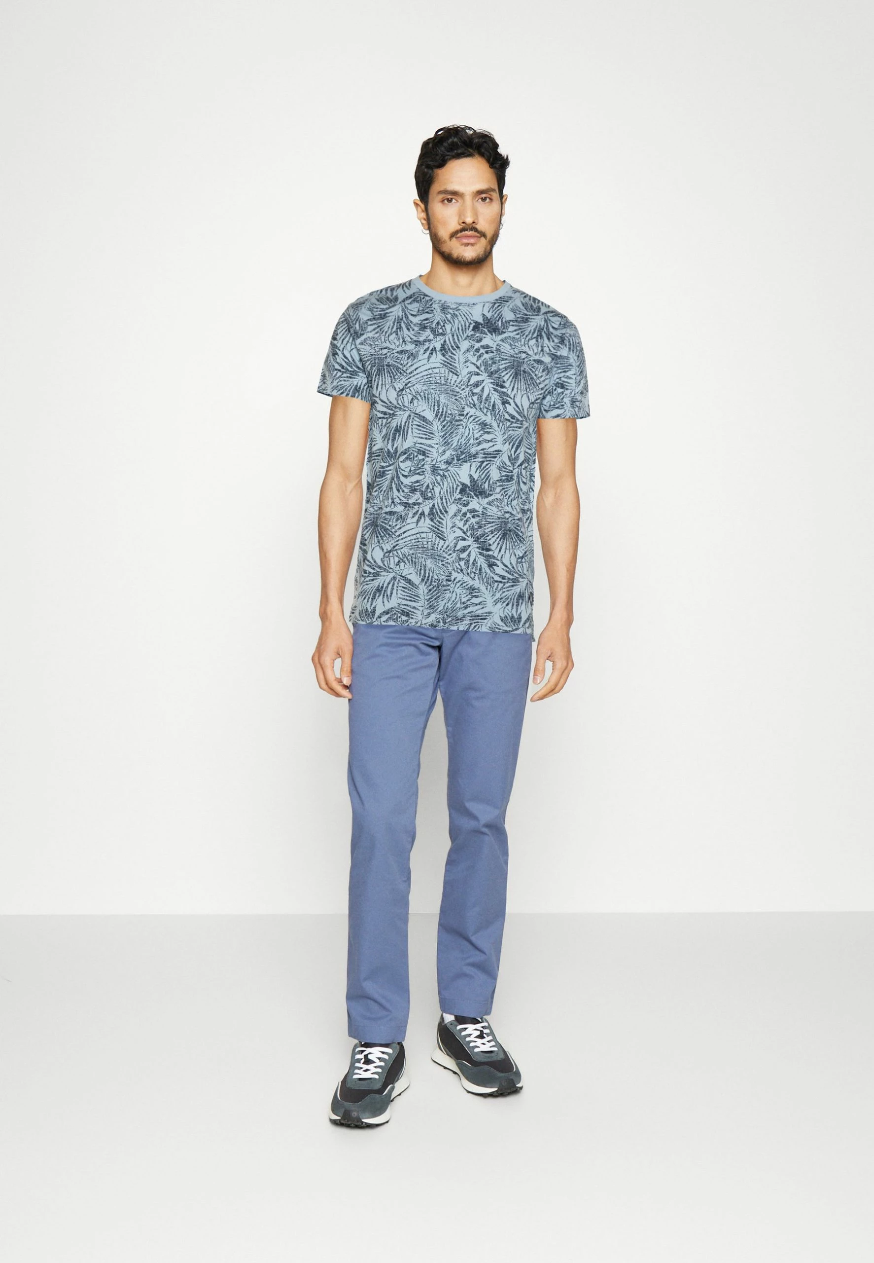 Indicode Jeans PALME - T-shirt Z Nadrukiem Sky Way - Męska Koszulka Bawełniana 2 Indicode Jeans PALME - T-shirt Z Nadrukiem Sky Way - Męska Koszulka Bawełniana - obrazek 2