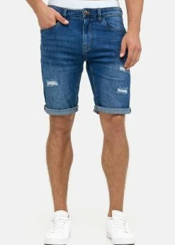 Indicode Jeans CUBA CADEN - Szorty Jeansowe - Blau | Promocje Odzieżowe
