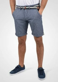 Indicode Jeans IDMEWS - Szorty Mid Indigo | Wygodne i Stylowe Szorty Męskie