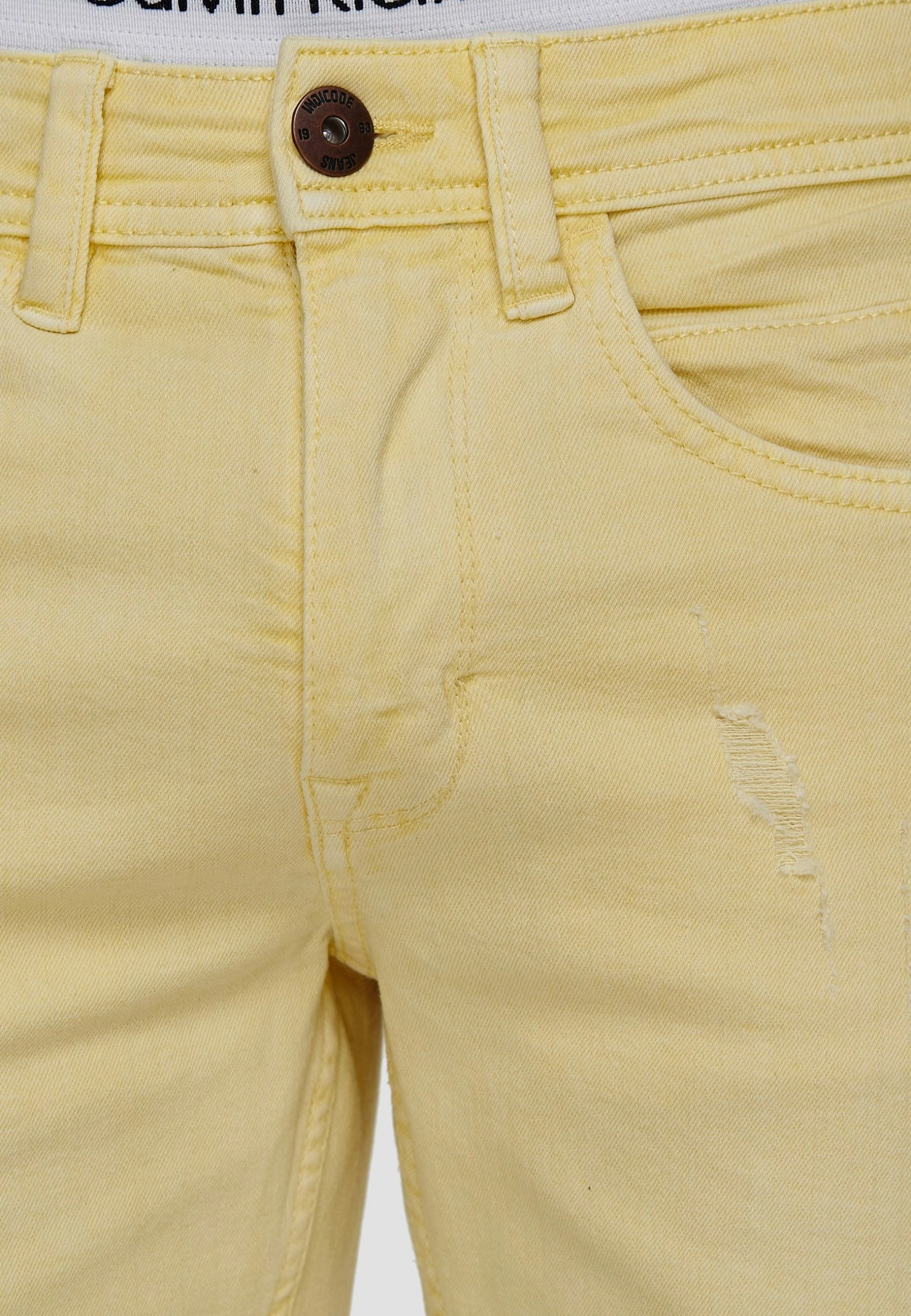 Indicode Jeans Szorty Jeansowe - Pale Banana | Krótkie Spodnie Damskie 7 Indicode Jeans Szorty Jeansowe - Pale Banana | Krótkie Spodnie Damskie - obrazek 7