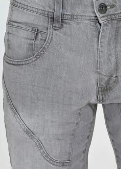 Indicode Jeans LEON - Szorty Jeansowe - Lt Grey | Męskie Szorty z Elastycznej Dżinsowej Tkaniny -Indicode Jeans Sklep 65b0387a322b4d75866981d863f9fbaa scaled