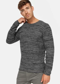 Sweter Indicode Jeans - Charcoal Mix | Elegancki i Wygodny