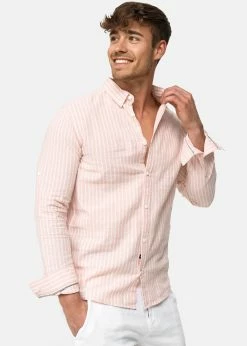 Indicode Jeans LANGARM BRAYDEN - Koszula - Coral Cloud | Odzież Promocyjna -Indicode Jeans Sklep 673d1daa531f4d95b7a56adbe7377abf scaled