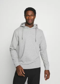 Indicode Jeans WILKINS - Bluza Męska - Light Grey Mix | Modna Bluza Męska