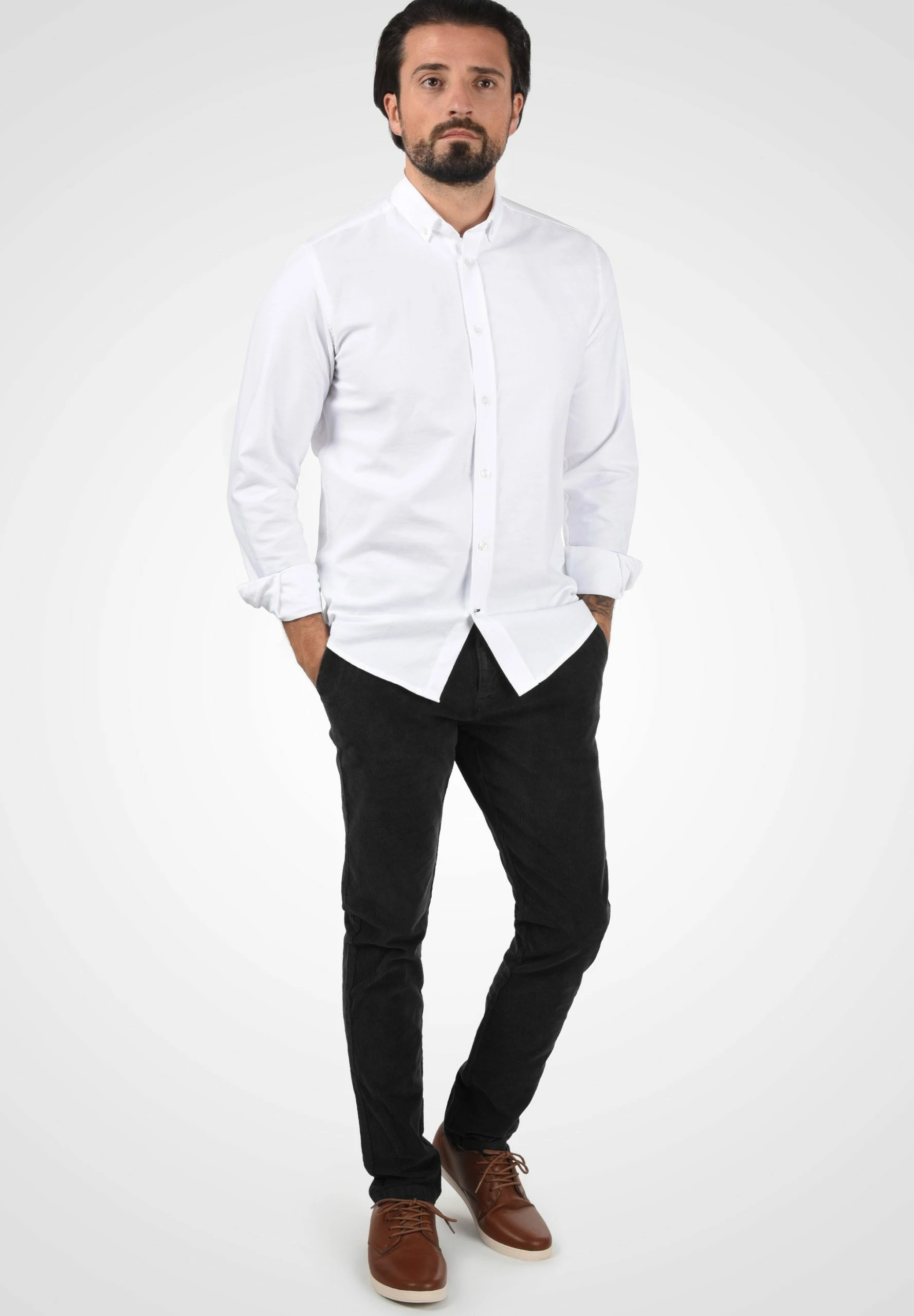 Indicode Jeans IDDENVER - Spodnie Materiałowe w Kolorze Czarnym - Wysoka Jakość 2 Indicode Jeans IDDENVER - Spodnie Materiałowe w Kolorze Czarnym - Wysoka Jakość - obrazek 2