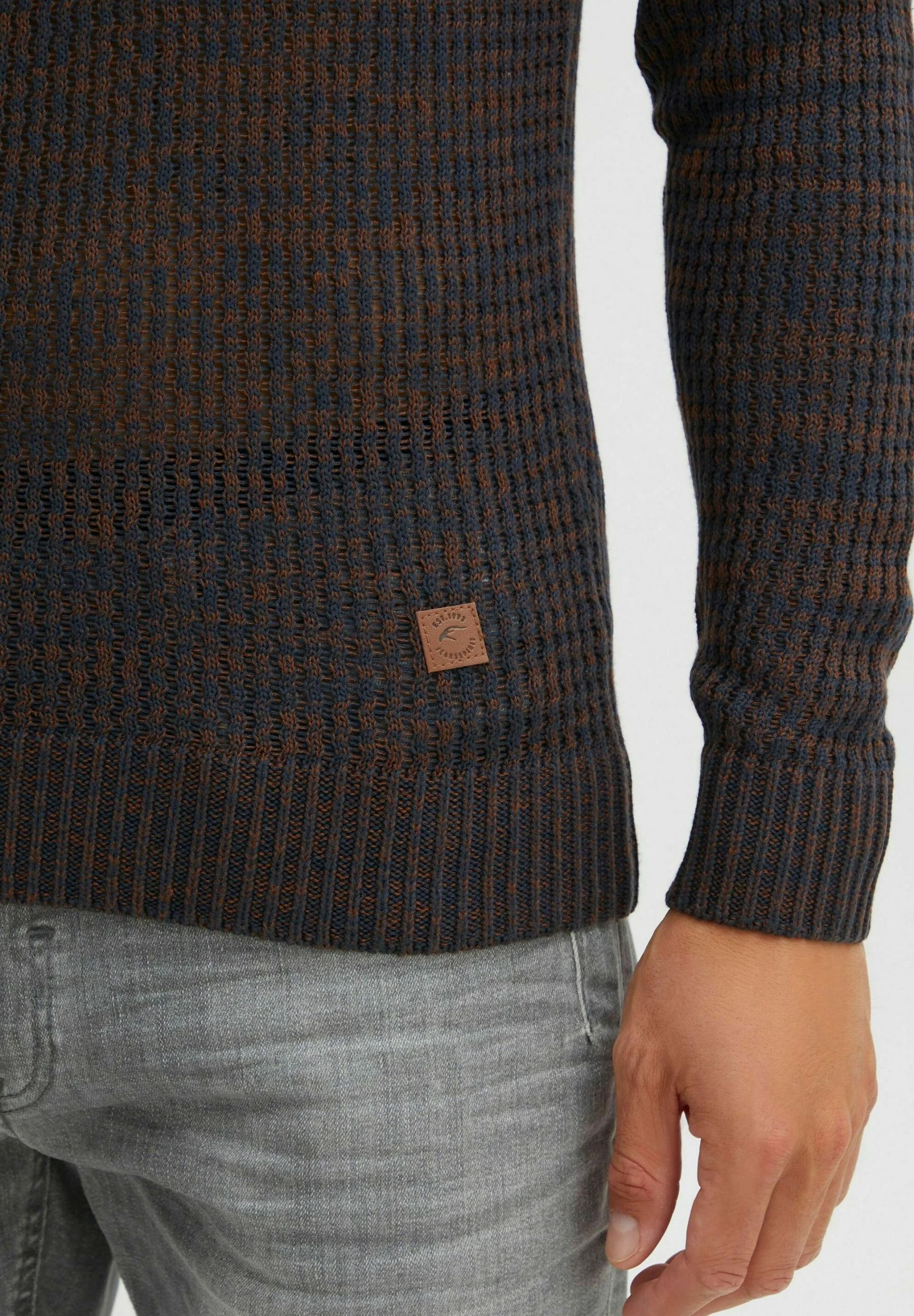 Indicode Jeans IDVALERO - Sweter Męski - Kolor Navy - Wysoka Jakość 5 Indicode Jeans IDVALERO - Sweter Męski - Kolor Navy - Wysoka Jakość - obrazek 5