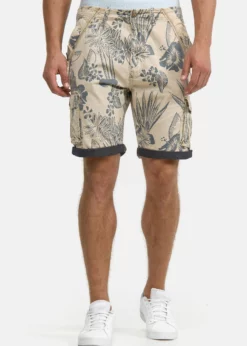 Indicode Jeans ALBERT - Szorty Beige | Wygodne i Stylowe Szorty Męskie