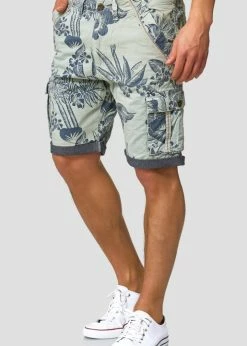 Indicode Jeans ALBERT - Szorty - Turquoise | Promocja | Odzież