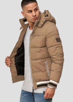 Indicode Jeans MARLON - Kurtka Zimowa Brązowa - Elegancka i Ciepła 10 Indicode Jeans MARLON - Kurtka Zimowa Brązowa - Elegancka i Ciepła -Indicode Jeans Sklep 6bef6e0a183147f5a2b2c811b9733ed9