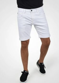 Indicode Jeans IDHALLOW - Szorty Jeansowe Off-white | Promocja