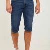 Indicode Jeans IDQUINCE - Szorty Jeansowe Medium Indigo | Promocja | Odzież