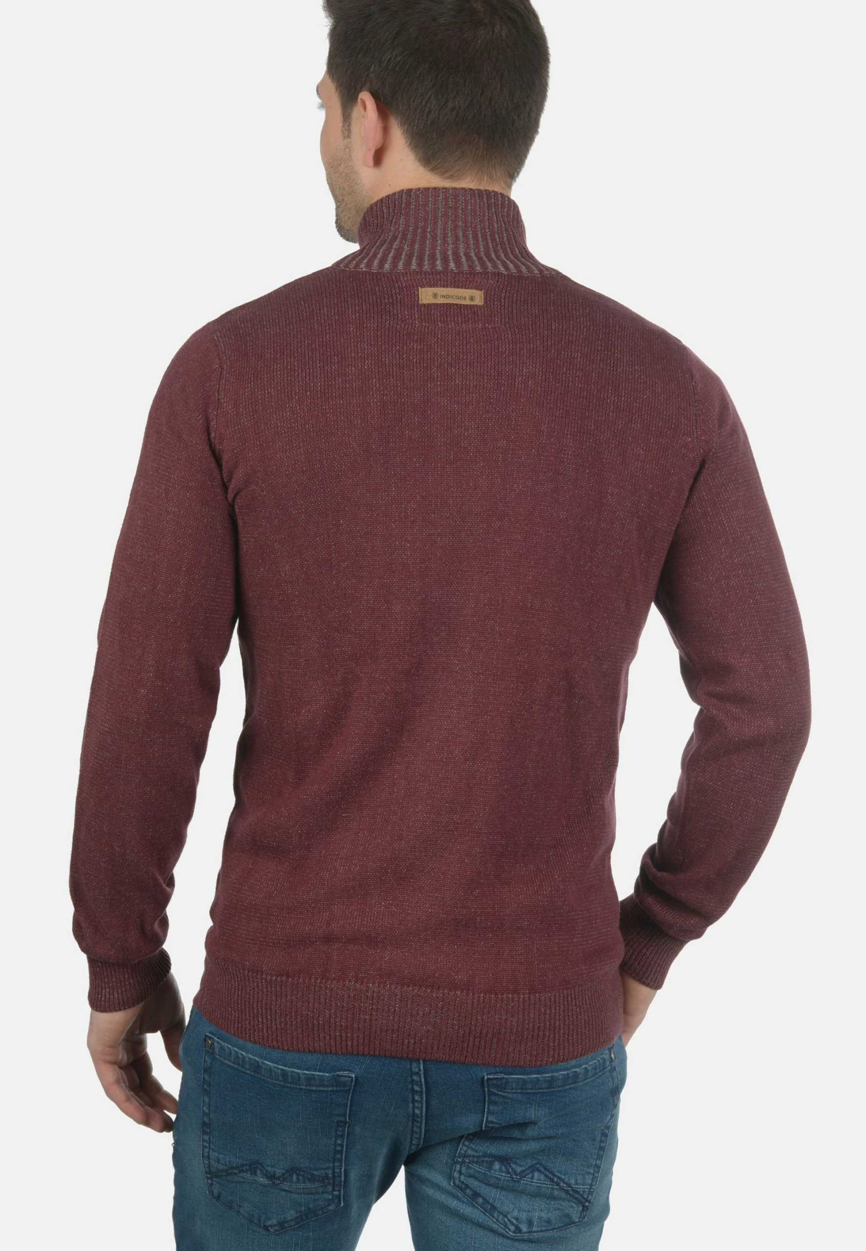 Indicode Jeans IDANDY - Kardigan - Wine | Elegancki Sweter Damski 2 Indicode Jeans IDANDY - Kardigan - Wine | Elegancki Sweter Damski - obrazek 2