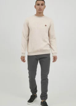 Indicode Jeans IDARKADY - Sweter - Cornstalk | Męski Sweter z Najwyższej Jakości Materiałów