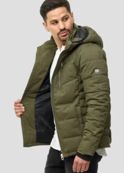 Indicode Jeans CIRCUS - Kurtka Zimowa - Army - Kurtki Męskie - Odzież Zimowa -Indicode Jeans Sklep 726f44dca05b4f919c8a7ee2ed79bb77