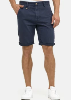 Indicode Jeans CASUAL FIT - Szorty - Blau Navy | Wygodne Szorty Męskie