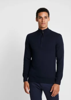 Indicode Jeans ANCONA - Sweter Męski w Kolorze Navy | Elegancki i Wygodny