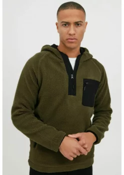 Indicode Jeans IDTRENT - Bluza Z Kapturem - Army | Bluzy Męskie