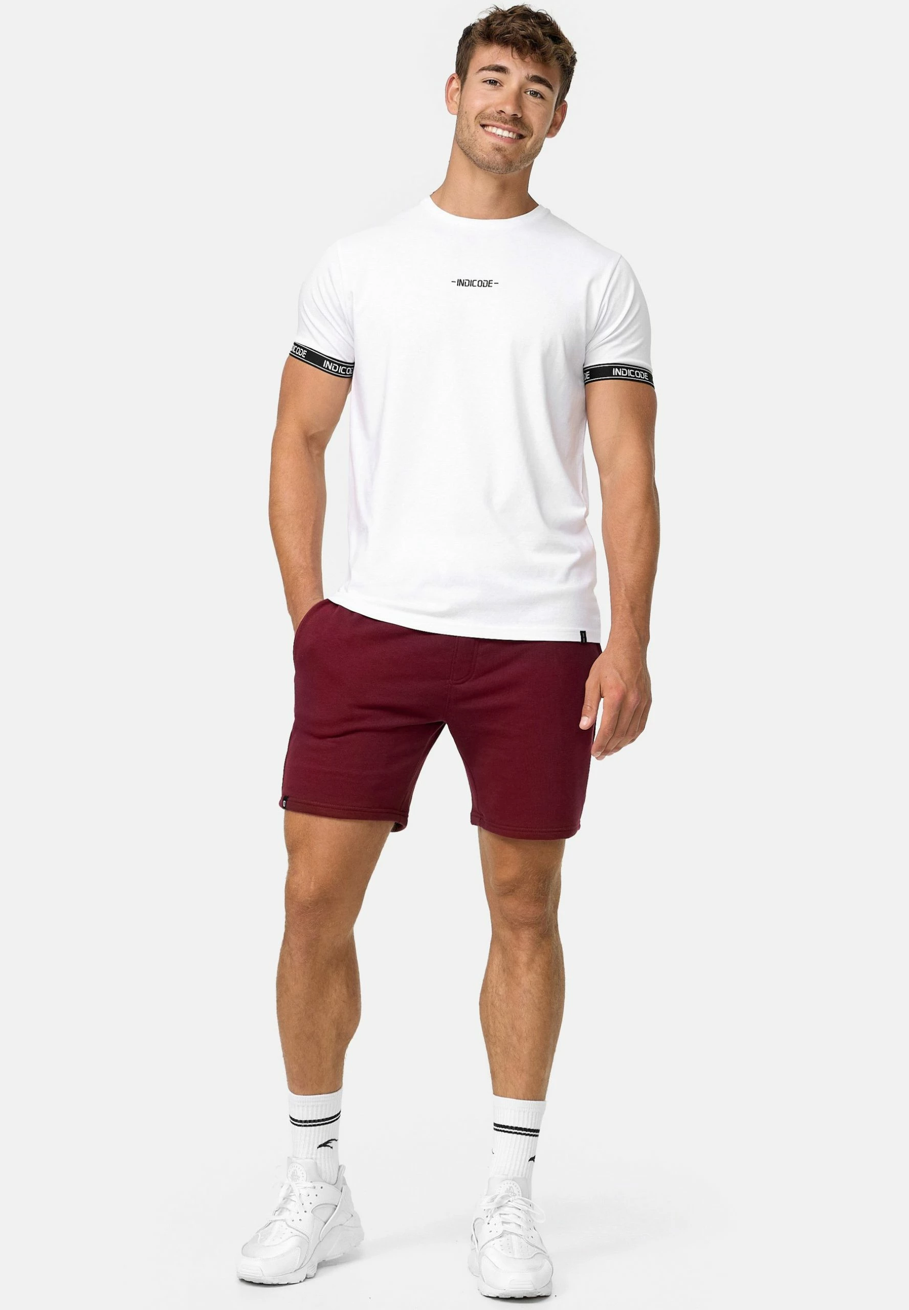 Indicode Jeans ALDRICH - Szorty - Zinfandel Mix | Wygodne i Stylowe Szorty Męskie 2 Indicode Jeans ALDRICH - Szorty - Zinfandel Mix | Wygodne i Stylowe Szorty Męskie - obrazek 2