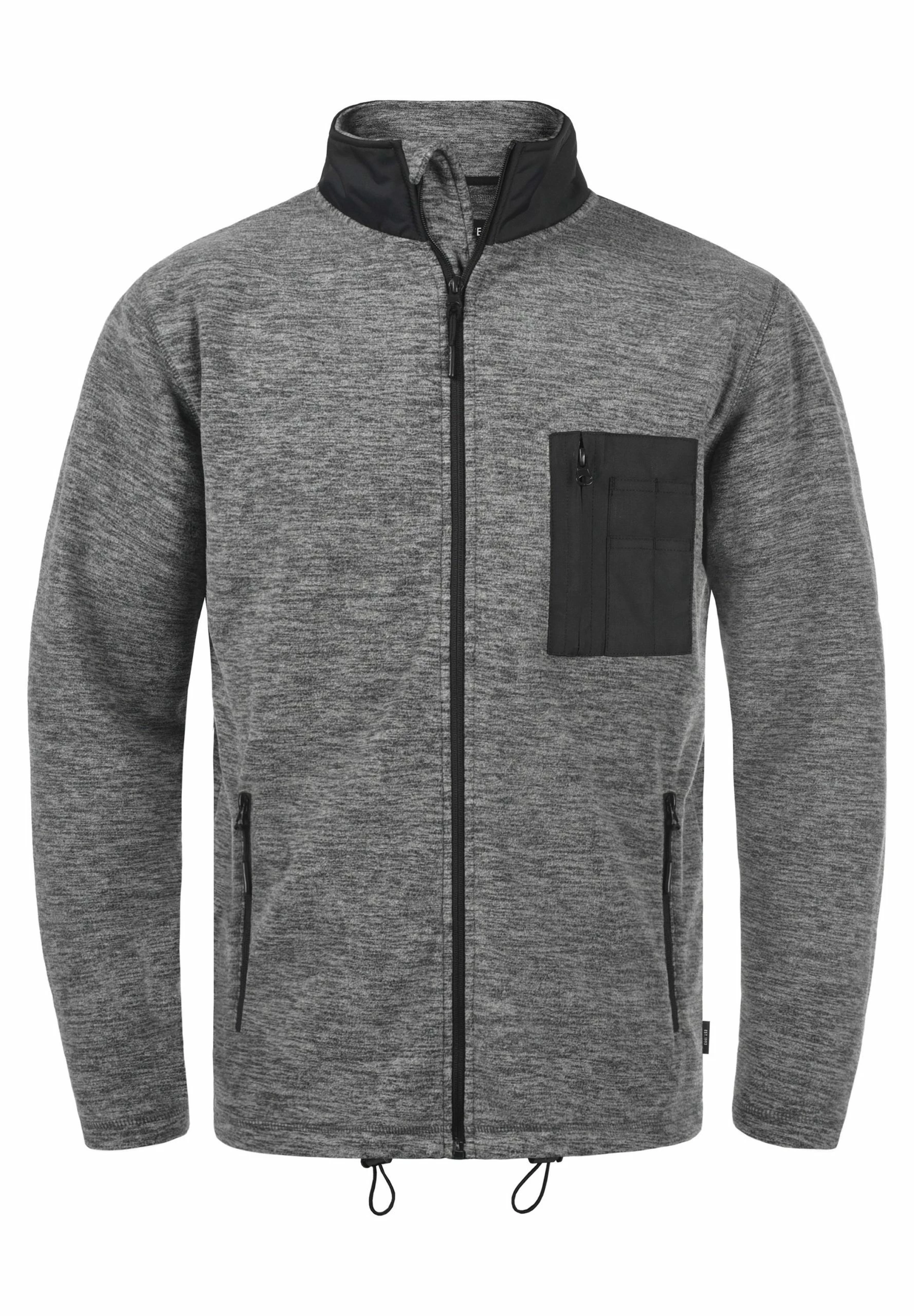 Kurtka Z Polaru Indicode Jeans IDWILTON - Czarna | Odzież Męska 5 Kurtka Z Polaru Indicode Jeans IDWILTON - Czarna | Odzież Męska - obrazek 5