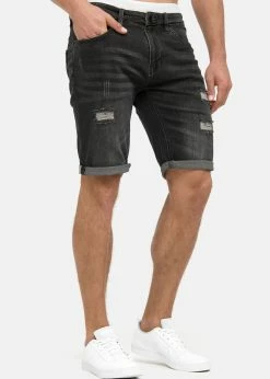 Indicode Jeans CUBA CADEN - Szorty Jeansowe - Czarny | Odzież/Promocje -Indicode Jeans Sklep 78b696fd8ad147aaa8445ce365a21181 scaled