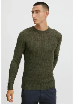 Indicode Jeans IDVALERIO - Sweter - Army | Odzież/Swetry i kardigany