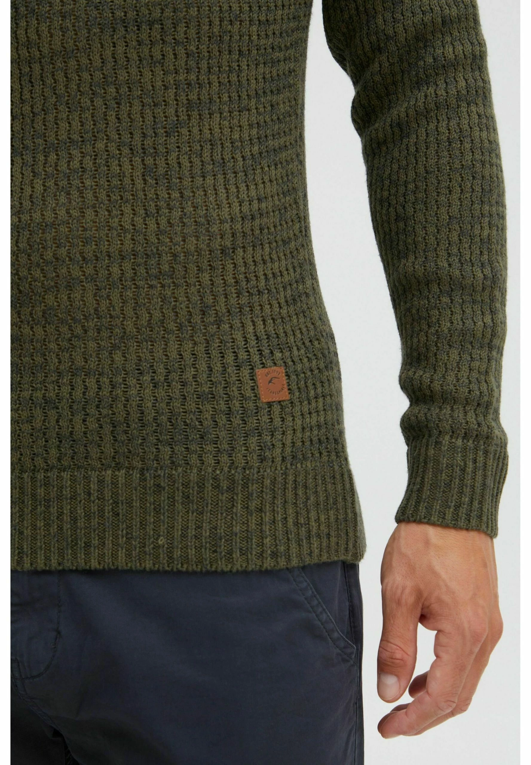 Indicode Jeans IDVALERIO - Sweter - Army | Odzież/Swetry i kardigany 5 Indicode Jeans IDVALERIO - Sweter - Army | Odzież/Swetry i kardigany - obrazek 5