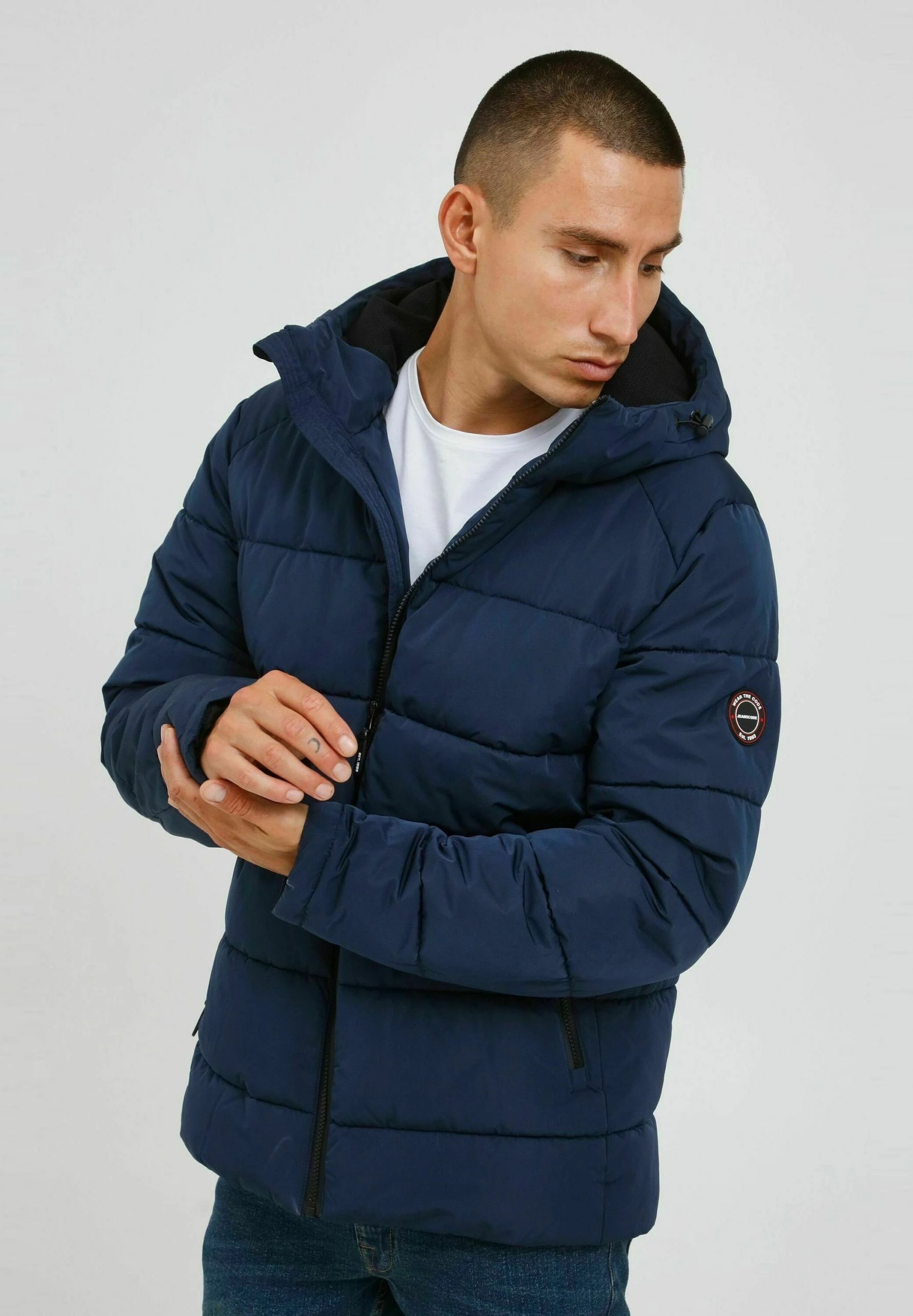 Indicode Jeans IDHERSCHEL - Kurtka Zimowa - Navy | Kurtki Męskie | Odzież Zimowa 1 Indicode Jeans IDHERSCHEL - Kurtka Zimowa - Navy | Kurtki Męskie | Odzież Zimowa