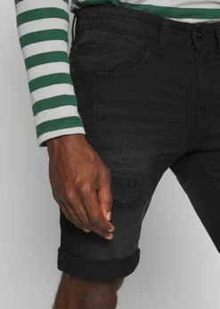 Indicode Jeans KADEN HOLES - Szorty Jeansowe Ultra Black - Modne i Wygodne -Indicode Jeans Sklep 7b99ea43f0a749d697f29a4098357ffc scaled