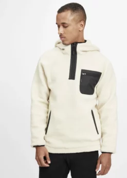 Indicode Jeans IDTRENT - Bluza Z Kapturem - White Asparagus | Bluzy Męskie | Modne i Wygodne