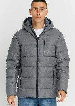 Indicode Jeans IDPIULIO - Kurtka Zimowa - Grey Mix | Kurtki Męskie