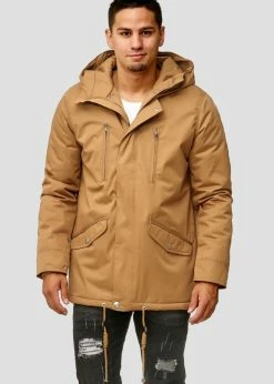 Indicode Jeans Kurtka Zimowa - Brązowa | Elegancka i Ciepła Kurtka Męska