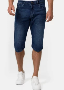 Indicode Jeans Szorty Jeansowe - Niebieski Denim | Wysoka Jakość | Odzież