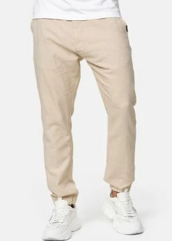 Indicode Jeans Spodnie Materiałowe - Fog | Wysoka Jakość | Odzież/Spodnie