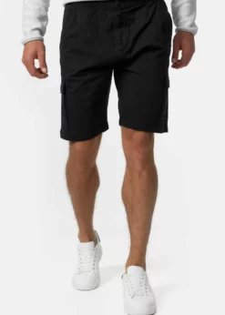 Indicode Jeans KINNAIRD - Szorty Męskie - Czarny