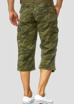 Indicode Jeans MIT GÜRTEL NICOLAS - Szorty w Kolorze Ciemna Zieleń - Modne i Wygodne 5 Indicode Jeans MIT GÜRTEL NICOLAS - Szorty w Kolorze Ciemna Zieleń - Modne i Wygodne -Indicode Jeans Sklep 84cc43cca6ca469fb0231c4007fb9d82