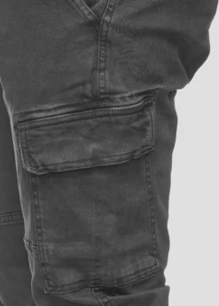 Indicode Jeans AUGUST - Bojówki - Raven - Męskie Spodnie Jeansowe -Indicode Jeans Sklep 86d0afd22417420c965a8a88f8edac31