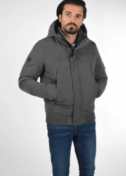 Indicode Jeans MADOT - Kurtka Zimowa - Forged Iron - Kurtki Męskie