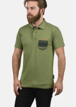 Indicode Jeans IDALASTAIR - Koszulka Polo w kolorze Pistachio | Męska odzież casualowa