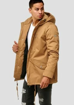 Indicode Jeans Kurtka Zimowa - Brązowa | Elegancka i Ciepła Kurtka Męska -Indicode Jeans Sklep 87ed2f2033b341e3b5577230aa5e76a3