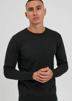 Indicode Jeans IDBADAN - Sweter - Charcoal Mix | Swetry Męskie