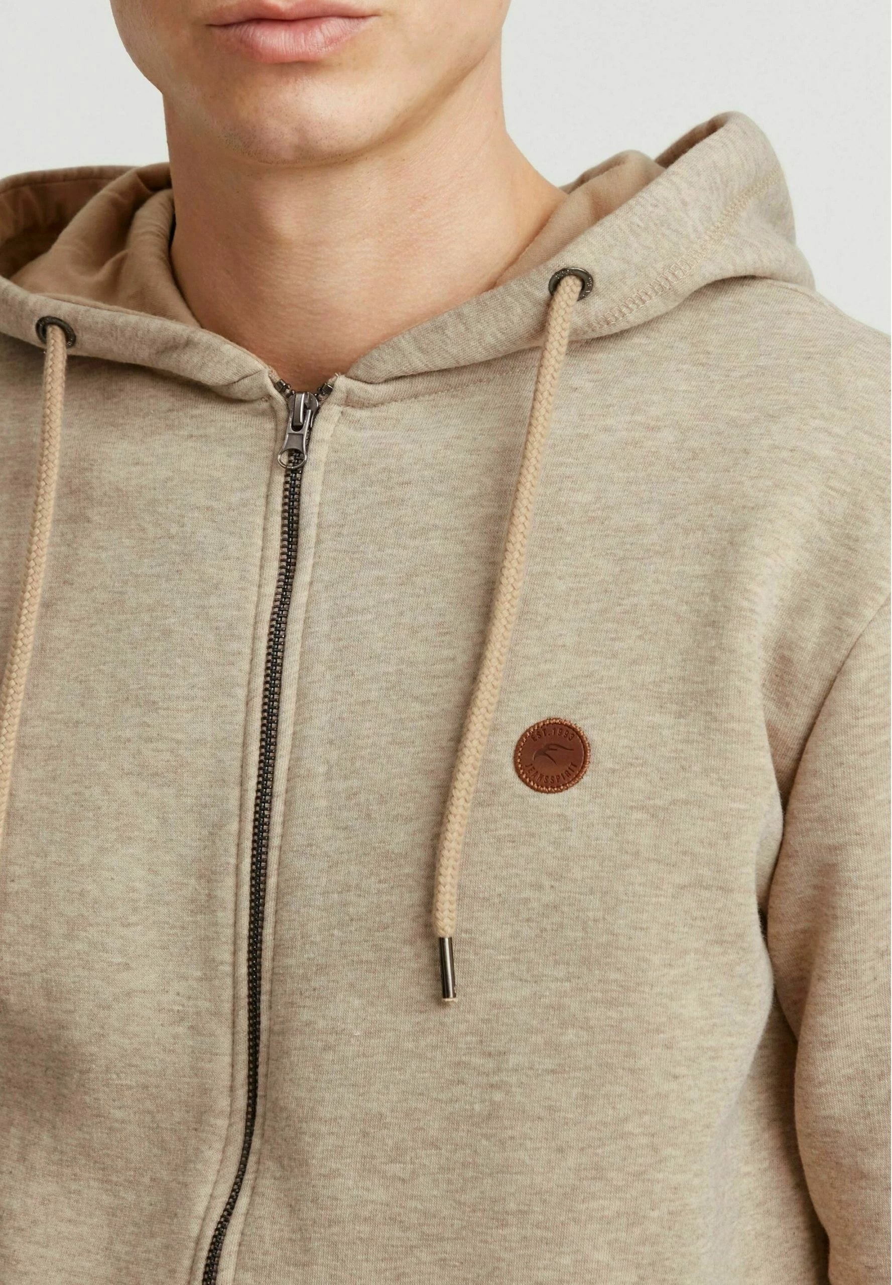 Indicode Jeans IDARKELL - Bluza Rozpinana Cornstalk | Modna Bluza Męska 4 Indicode Jeans IDARKELL - Bluza Rozpinana Cornstalk | Modna Bluza Męska - obrazek 4