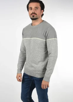 Sweter Indicode Jeans IDLYNN - Jasnoszary - Odzież/Swetry i kardigany
