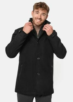 Indicode Jeans MÄNTEL BRITTANY - Kurtka Przejściowa - Czarna