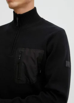 Indicode Jeans IDMEDDO - Sweter - Czarny | Modny i Wygodny Sweter Męski -Indicode Jeans Sklep 8c193b8192e74389b5ba89582fa72e9e scaled